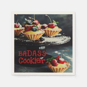 Servilleta De Papel BADASS COOKIER Graciosos Regalos Cita Papel NAPKIN