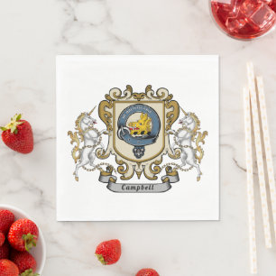 Servilleta De Papel Badge Campbell Clan