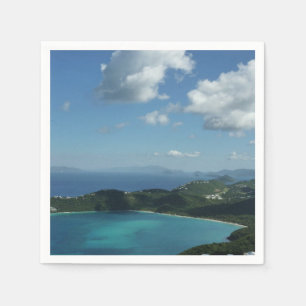Servilleta De Papel Bahía de Magens, Isla Hermosa de Santo Tomás
