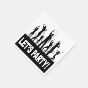 SERVILLETA DE PAPEL BAILARES DE "DEMOS FIESTA"