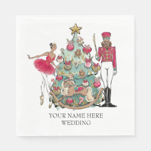 Servilleta De Papel Bailarín de Baloncesto Nutcracker de color acuátic