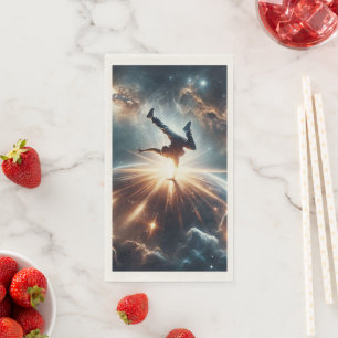 Servilleta De Papel Bailarín en acción, Ai, acción en galaxia