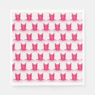 Servilleta De Papel Bailarina de ballet rosado Tutu Ballerina Dance Re