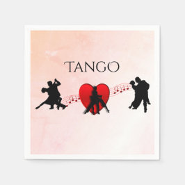 Servilleta De Papel Bailarinas de tango