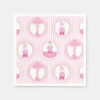 Servilleta De Papel Baile de ballet rosa - Bailarina de Ballerina Tutu