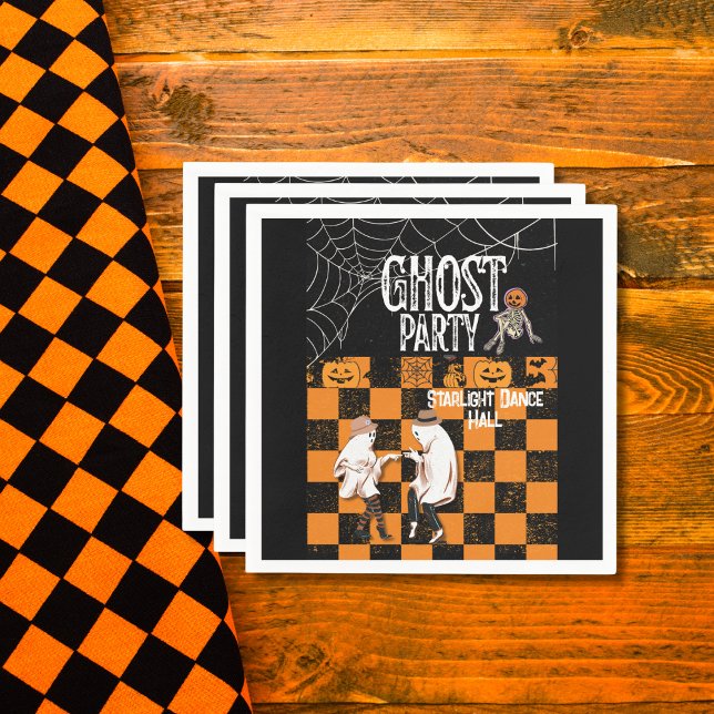 SERVILLETA DE PAPEL BAILE DE HALLOWEEN (Subido por el creador)
