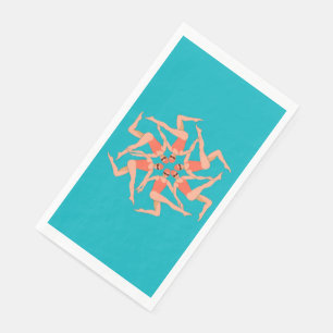 Servilleta De Papel Baile de los nadadores - Natación sincronizada