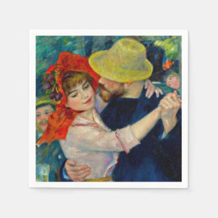 Servilleta De Papel Baile en Bougival Pierre Renoir