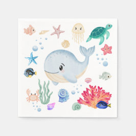 Servilleta De Papel Bajo el agua lindo