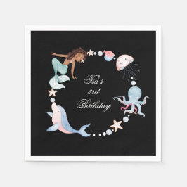 Servilleta De Papel Bajo el mar