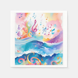 Servilleta De Papel Bajo las servilletas de papel marino