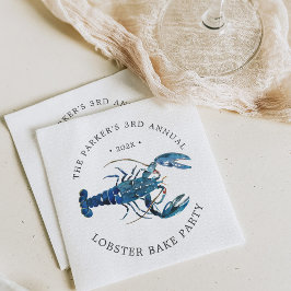 Servilleta De Papel Bake Ocean Blue Lobster