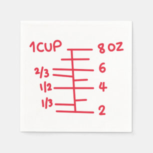 Servilleta De Papel Baking Fiesta Measuring Cup Napkin