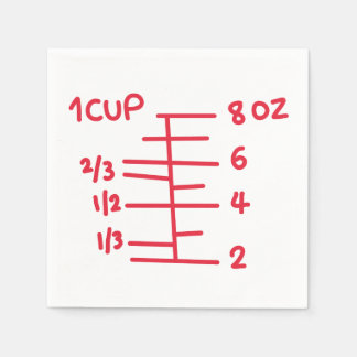 Servilleta De Papel Baking Fiesta Measuring Cup Napkin