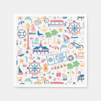 Servilleta De Papel Balboa Island Cocktail Napkins