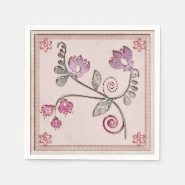 Servilleta De Papel Baldosa de vidrio (Anverso)