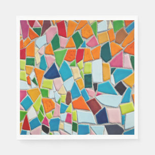 Servilleta De Papel Baldosas de mosaico brillante