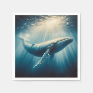 Servilleta De Papel ballena costera/náutica