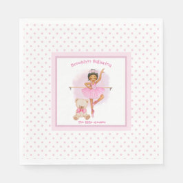 Servilleta De Papel Ballerina Baby Pink