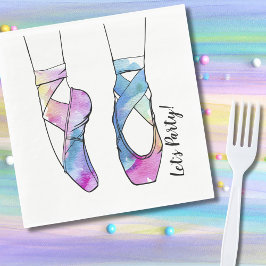 Servilleta De Papel Ballerina Ballet Birthday Party