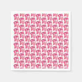 Servilleta De Papel Ballerina Ballet Rosa Dance Recital Toe Shoes