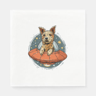 Servilleta De Papel Ballerina Beagle - Danza divertida de perros