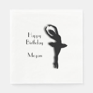 Servilleta De Papel Ballerina Happy Birthday