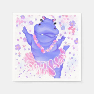 Servilleta De Papel Ballerina Hippo Napkins
