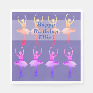 Servilleta De Papel Ballerina Watercolor Art