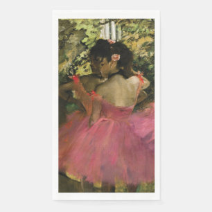 Servilleta De Papel Ballerinas en rosa de Edgar Degas