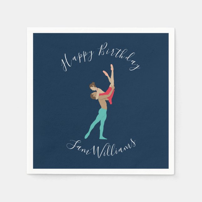 Servilleta De Papel Ballet (Anverso)