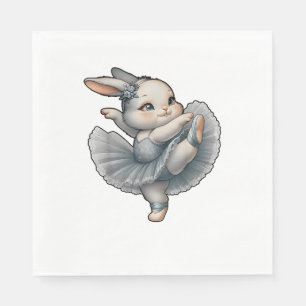 Servilleta De Papel Ballet Bunny Ballerina Rabbit Ballet Bunny Dance T
