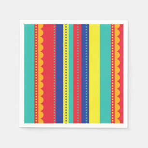 Servilleta De Papel Balón de aire caliente Cute colorido primer Fiesta