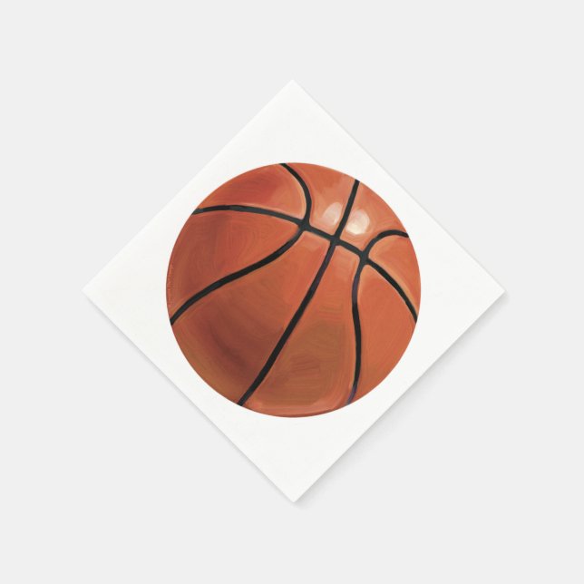 Servilleta De Papel Baloncesto (Borde)