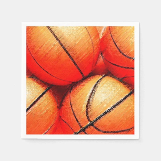 Servilleta De Papel Baloncesto (Anverso)