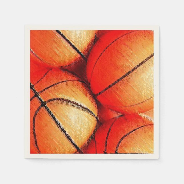 Servilleta De Papel Baloncesto (Anverso)
