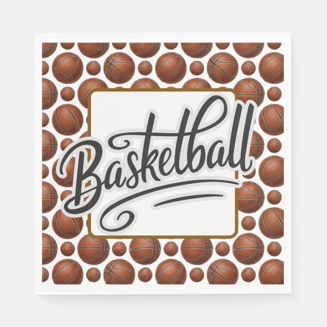 Servilleta De Papel Baloncesto  (Anverso)