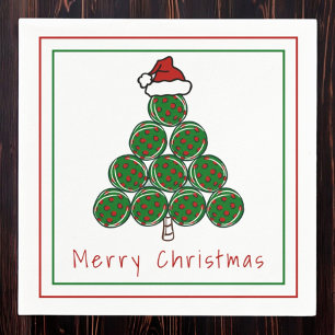 Servilleta De Papel Baloncesto Árbol de Navidad Feliz Navidad