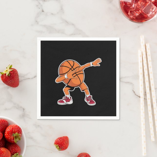 Servilleta De Papel Baloncesto Dabbing Ball Funny Sports Player (In situ)