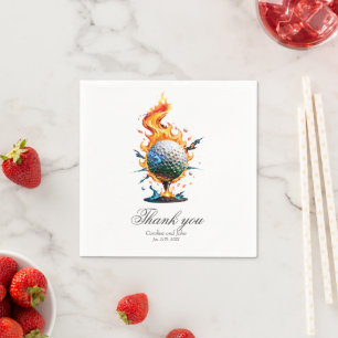 Servilleta De Papel Baloncesto de golf blanco brillante
