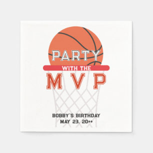 Servilleta De Papel Baloncesto Deportes Jumpman Tema Cualquier cumplea