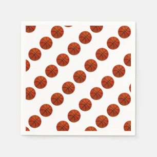 Servilleta De Papel Baloncesto Naranja Mundial