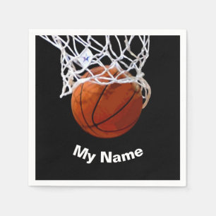 Servilleta De Papel Baloncesto Tu Nombre Personalizado