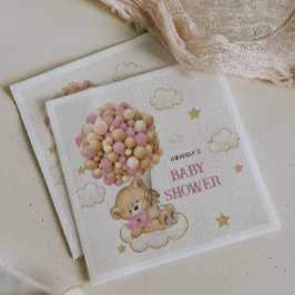 Servilleta De Papel Balones rosados de oseo de peluche Decoración de d