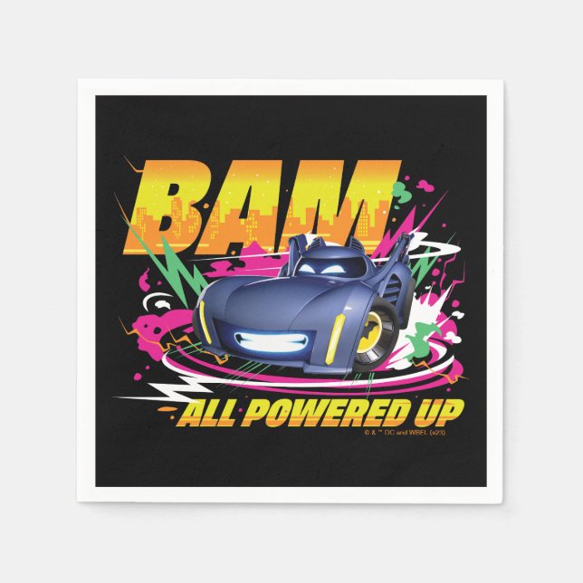 Servilleta De Papel Bam BatUCES™ - Todo encendido (Anverso)