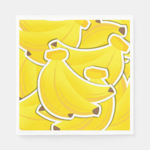 Servilleta De Papel Bananas divertidas