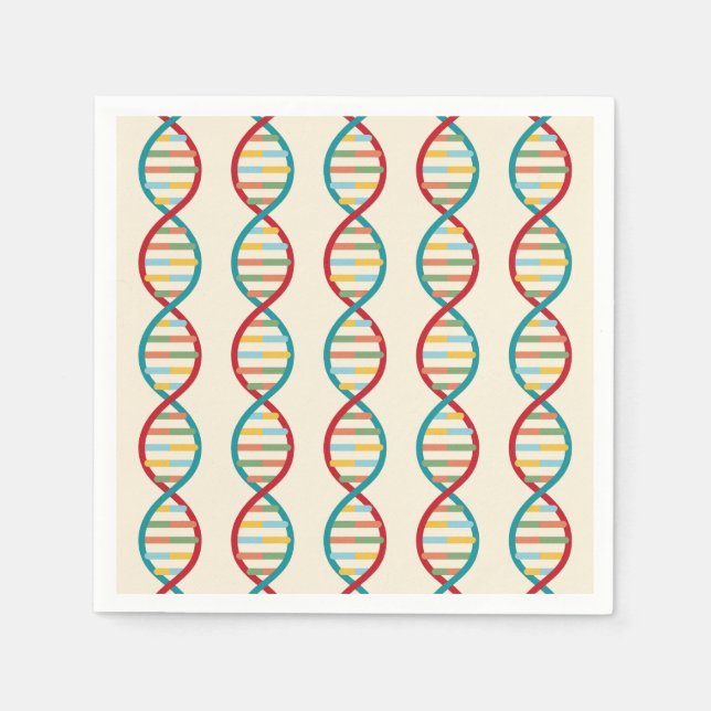 Servilleta De Papel Banda de biología moderna STEM (Anverso)