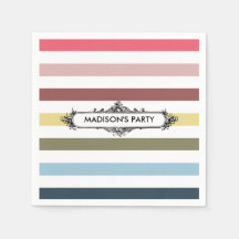 Bandas Arcoiris de Moda moderna con nombre Fiesta