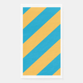 Servilleta De Papel Bandas azules y amarillas para bebés
