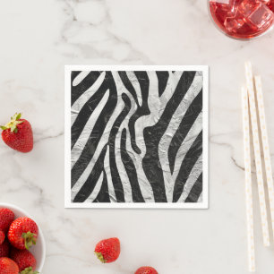 Servilleta De Papel Bandas de cebra artísticas para animales Imprimir